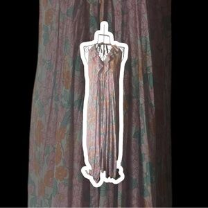 Floral Backless Maxi Dress